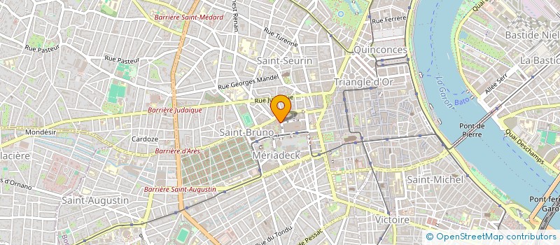 localisation de l'entreprise PG IMMOBILIER  BORDEAUX