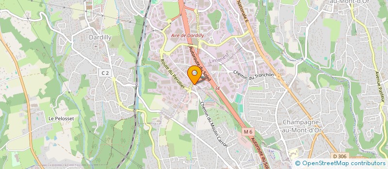 localisation de l'entreprise PG IMMOBILIER  ECULLY