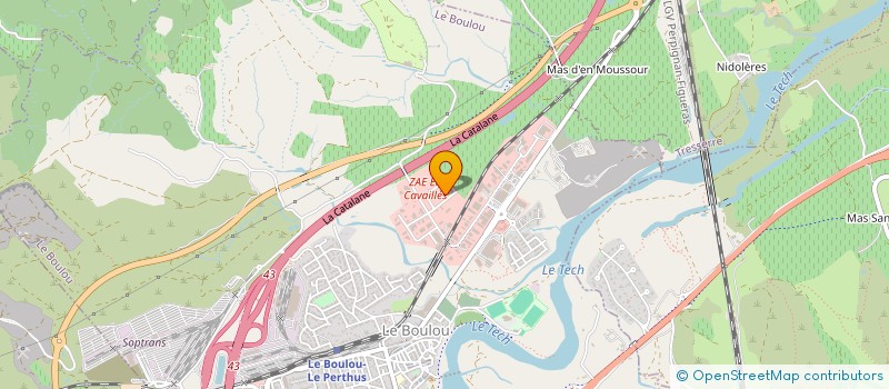 localisation de l'entreprise PG INNOV  LE BOULOU