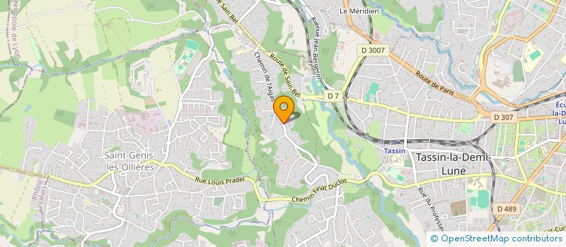 localisation de l'entreprise PG INVEST  TASSIN-LA-DEMI-LUNE