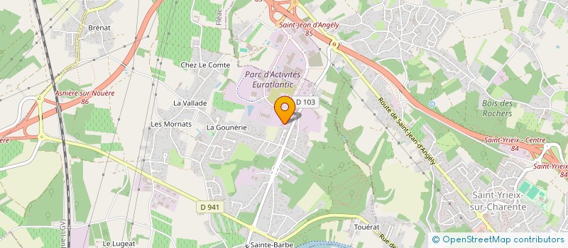 localisation de l'entreprise PG INVEST à FLEAC