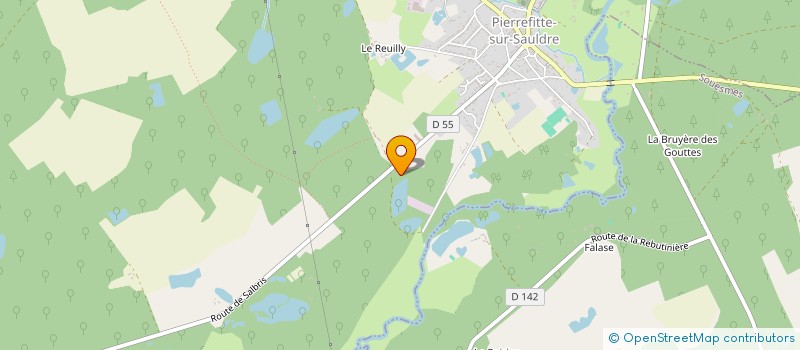 localisation de l'entreprise PG INVEST  THEILLAY