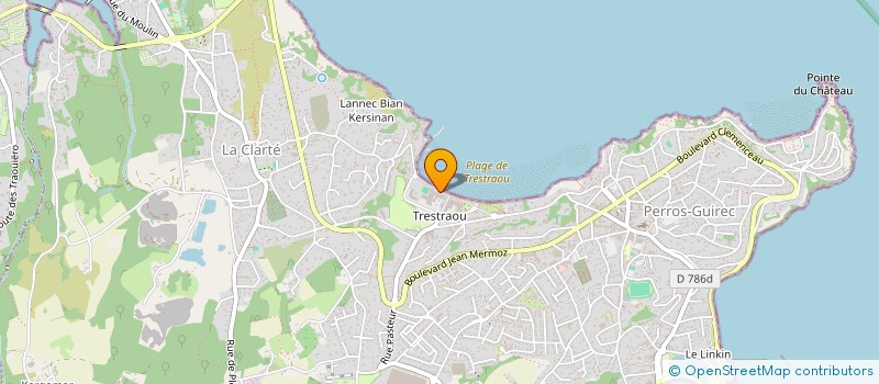 localisation de l'entreprise PG INVEST  PERROS-GUIREC