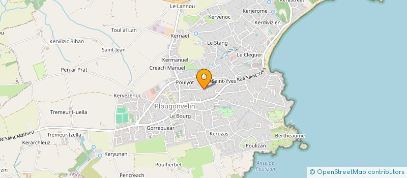 localisation de l'entreprise PG INVEST  PLOUGONVELIN