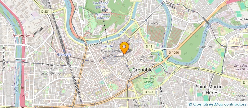 localisation de l'entreprise PG INVEST à GRENOBLE