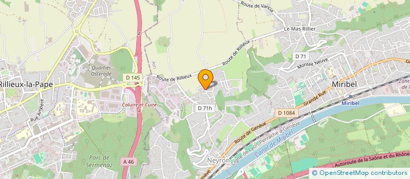 localisation de l'entreprise PG INVEST  NEYRON