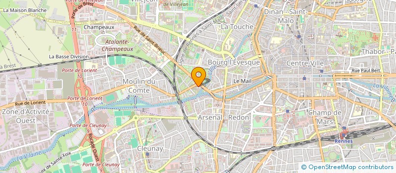 localisation de l'entreprise PG INVESTISSEMENTS  RENNES
