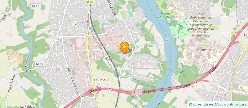 localisation de l'entreprise PG MANAGEMENT à LA CHAPELLE-SUR-ERDRE