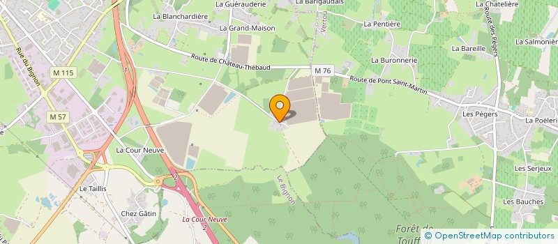 localisation de l'entreprise PG PAX à LES SORINIERES