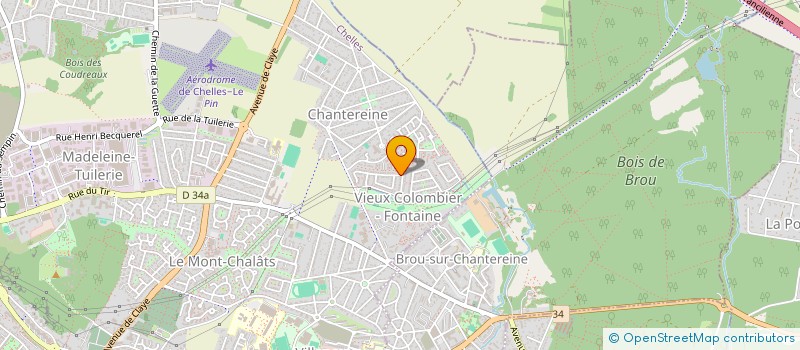 localisation de l'entreprise PG PETRO CONSULT  CHELLES