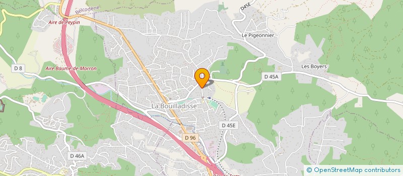 localisation de l'entreprise PG SOFT à LA BOUILLADISSE