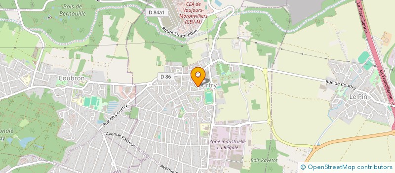 localisation de l'entreprise PG SPORTS à COURTRY