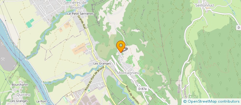 localisation de l'entreprise PG STRATEGY  MONTAGNIEU