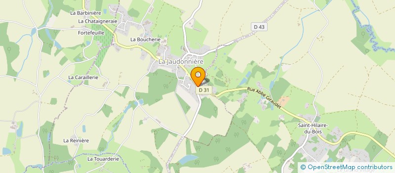 localisation de l'entreprise PG TRADING  LA JAUDONNIERE