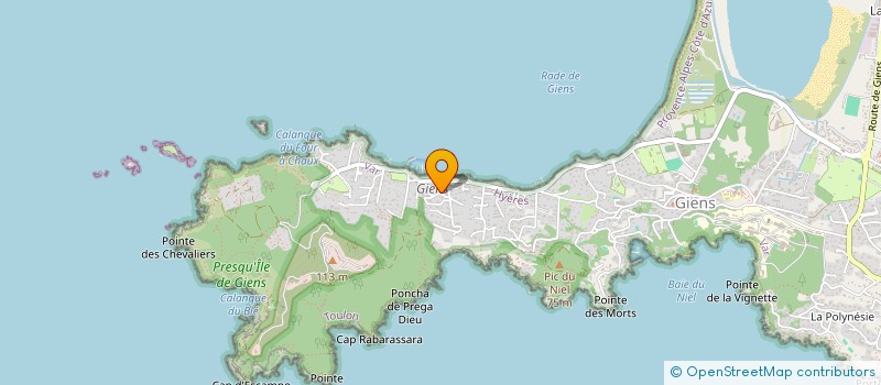 localisation de l'entreprise PG2  HYERES