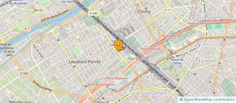 localisation de l'entreprise PG2C à LEVALLOIS-PERRET