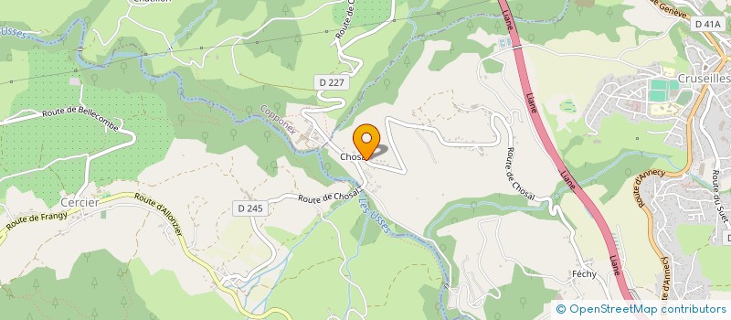 localisation de l'entreprise PG2CB  CRUSEILLES