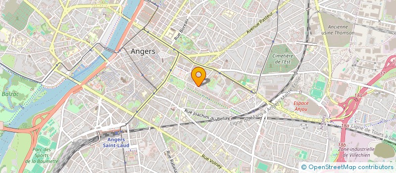 localisation de l'entreprise PG3B à ANGERS