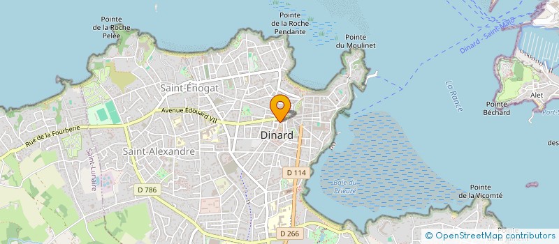 localisation de l'entreprise PG3DI  DINARD