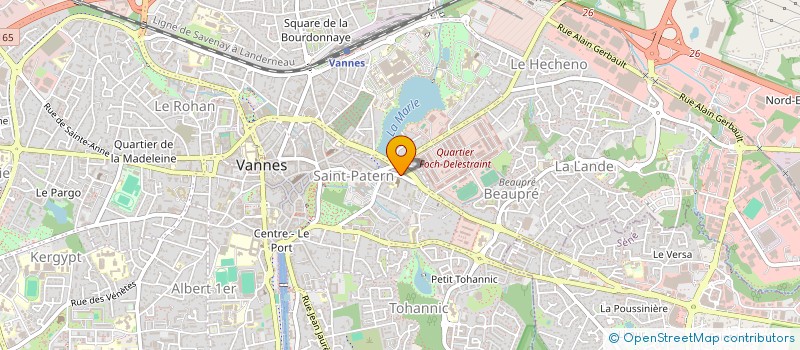 localisation de l'entreprise PGA à VANNES