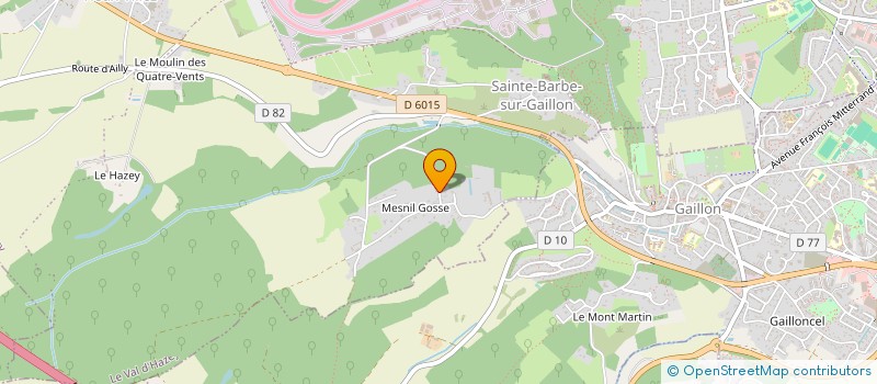 localisation de l'entreprise PGA PREFABRIQUES à LE VAL D'HAZEY
