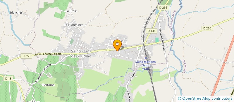 localisation de l'entreprise PGA SASU  SAINT-YZAN-DE-SOUDIAC