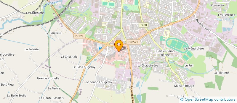 localisation de l'entreprise PGAB à VITRE
