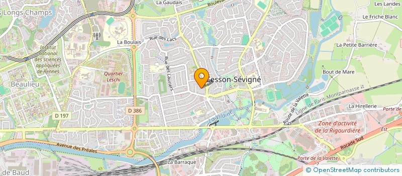 localisation de l'entreprise PGAD CONSULTANT EXPERTISES  CESSON-SEVIGNE