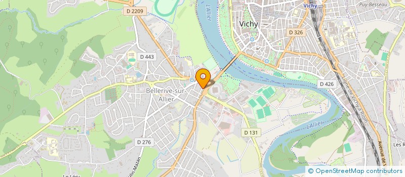 localisation de l'entreprise PGAE  BELLERIVE-SUR-ALLIER