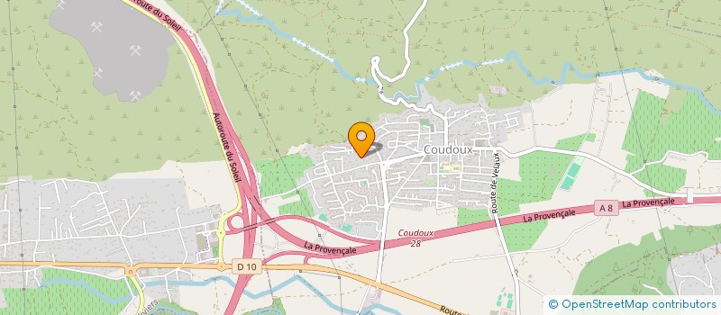 localisation de l'entreprise PGAS CONSULTING  COUDOUX