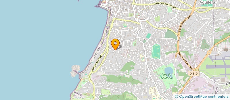 localisation de l'entreprise PGASUDOUEST à BIARRITZ