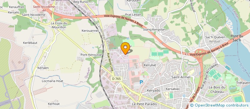 localisation de l'entreprise PGAT  LORIENT