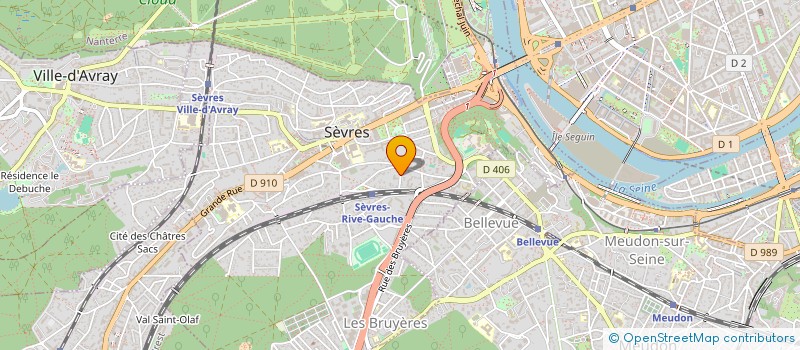 localisation de l'entreprise PGB ADVISORY à SEVRES