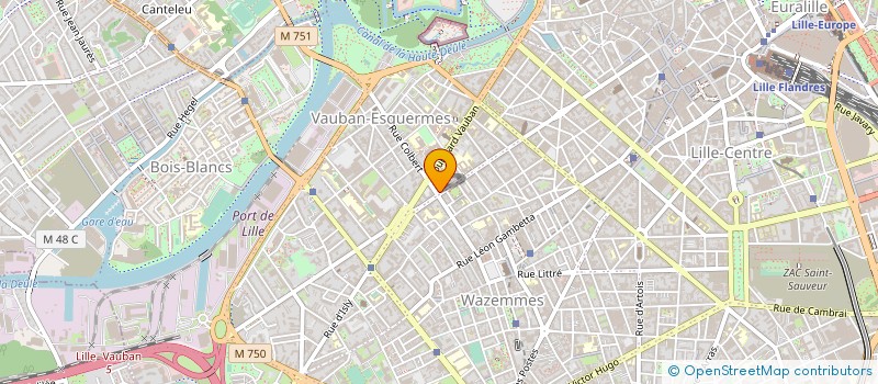 localisation de l'entreprise PGB DISTRIB à LILLE