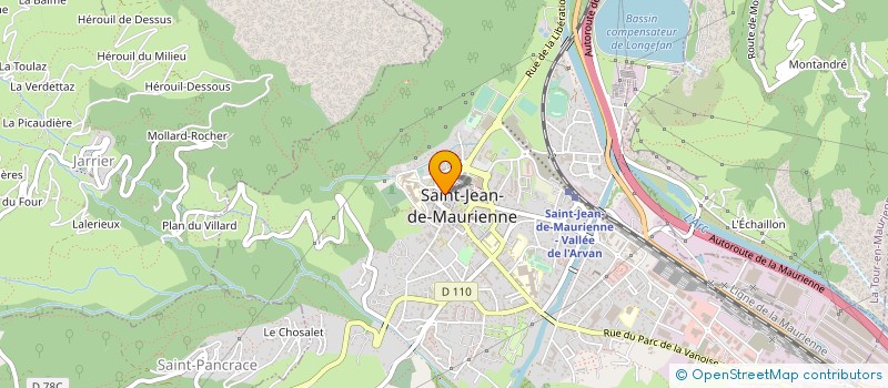 localisation de l'entreprise PGB INVEST à SAINT-JEAN-DE-MAURIENNE