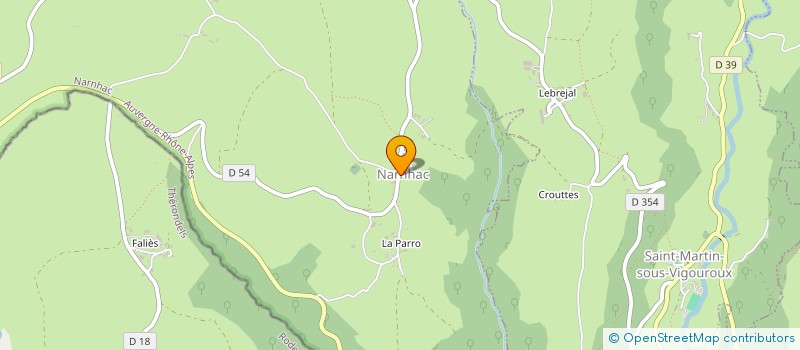 localisation de l'entreprise PGC 15 à NARNHAC