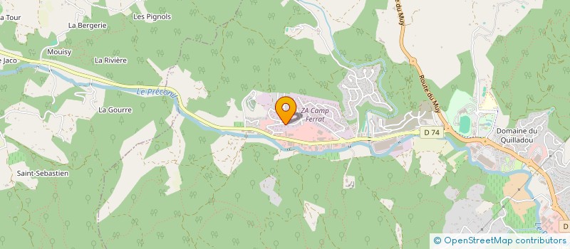 localisation de l'entreprise PGC à SAINTE-MAXIME