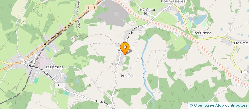 localisation de l'entreprise PGC à TERRES-DE-HAUTE-CHARENTE