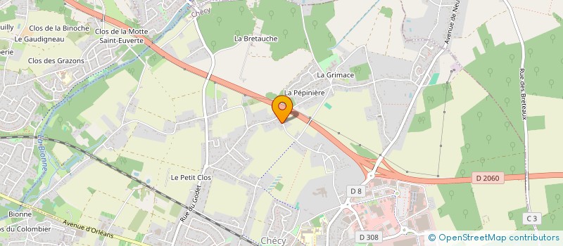 localisation de l'entreprise PGC à CHECY