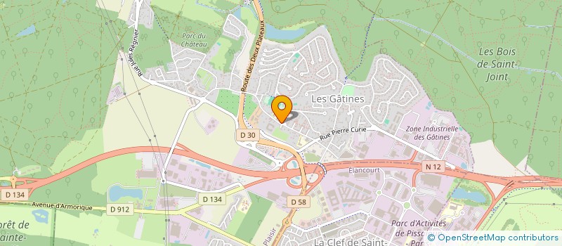 localisation de l'entreprise PGC AUTO GATINE à PLAISIR