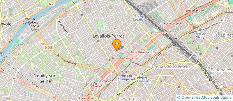 localisation de l'entreprise PGC GESTION à LEVALLOIS-PERRET