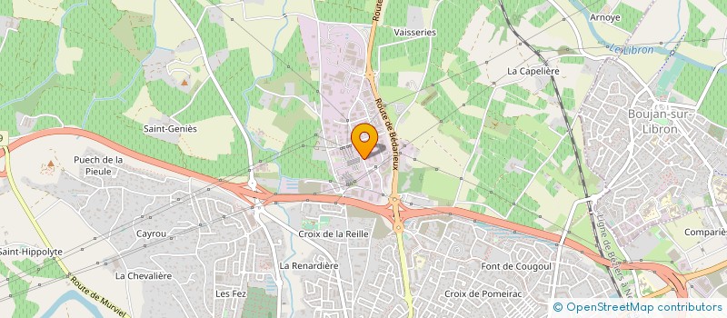 localisation de l'entreprise PGCCF à BEZIERS