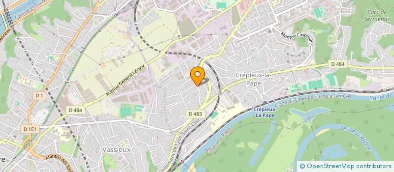 localisation de l'entreprise PGCD  RILLIEUX-LA-PAPE