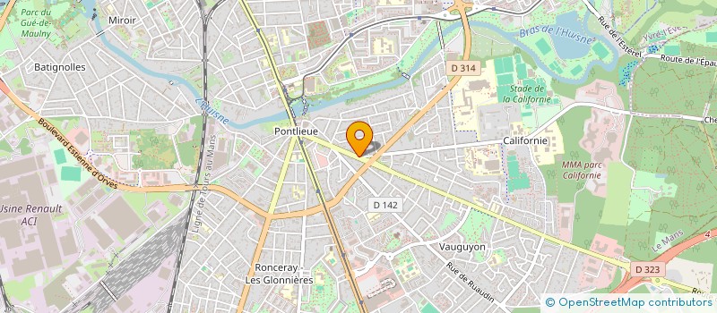 localisation de l'entreprise PGCW  LE MANS