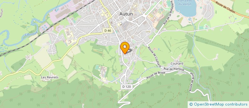 localisation de l'entreprise PGD FINANCES à AUTUN