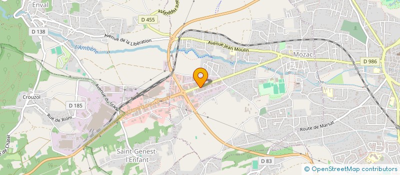 localisation de l'entreprise PGDIS.LOGISTIQUE à MOZAC