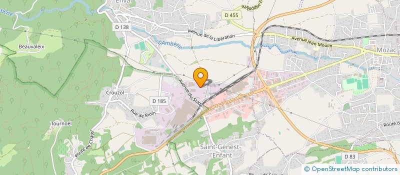 localisation de l'entreprise PGDIS SPACETIQUE à ENVAL