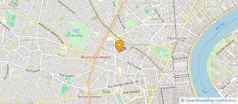 localisation de l'entreprise PGE à BORDEAUX