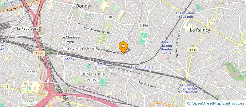 localisation de l'entreprise PGE GROUP  BONDY