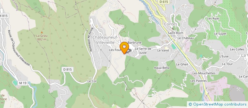 localisation de l'entreprise PGE ONE  CHATEAUNEUF-VILLEVIEILLE